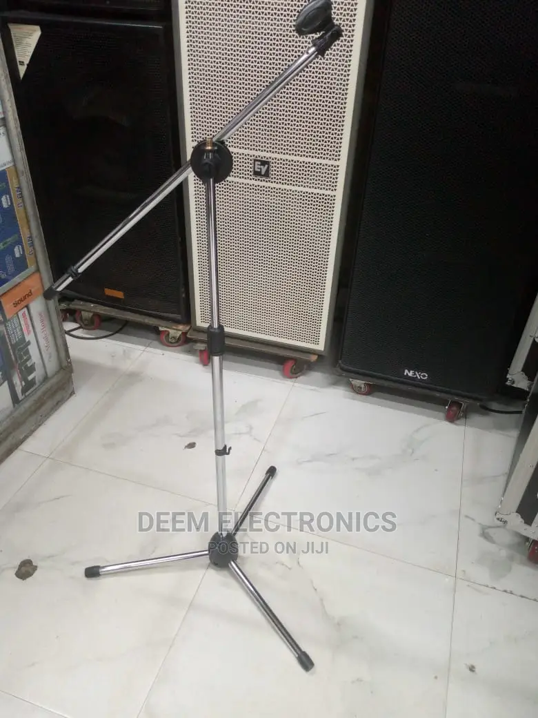 Microphone Stand - Silver