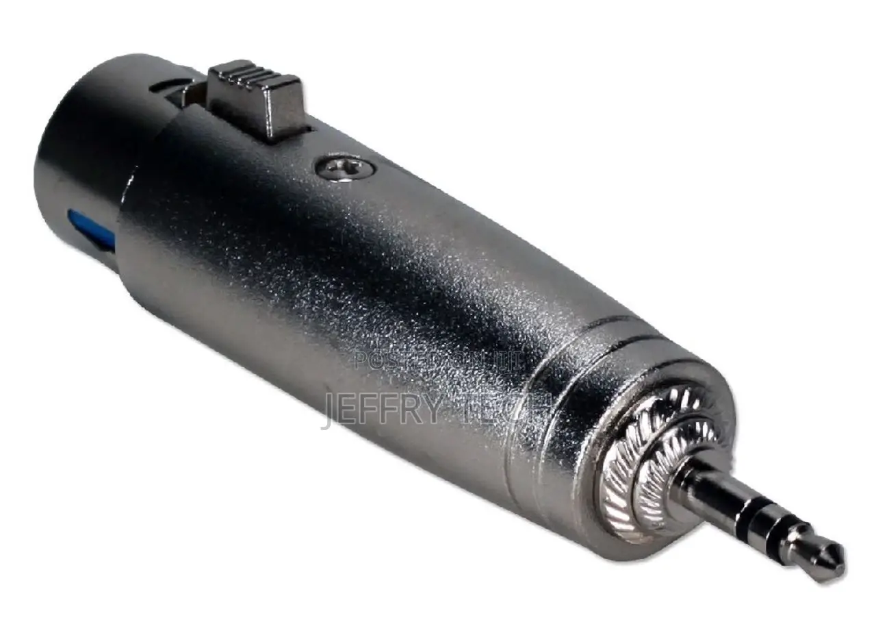 QVS XLR Female to 3.5mm Male Audio Adapter