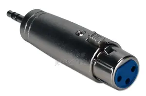 QVS XLR Female to 3.5mm Male Audio Adapter