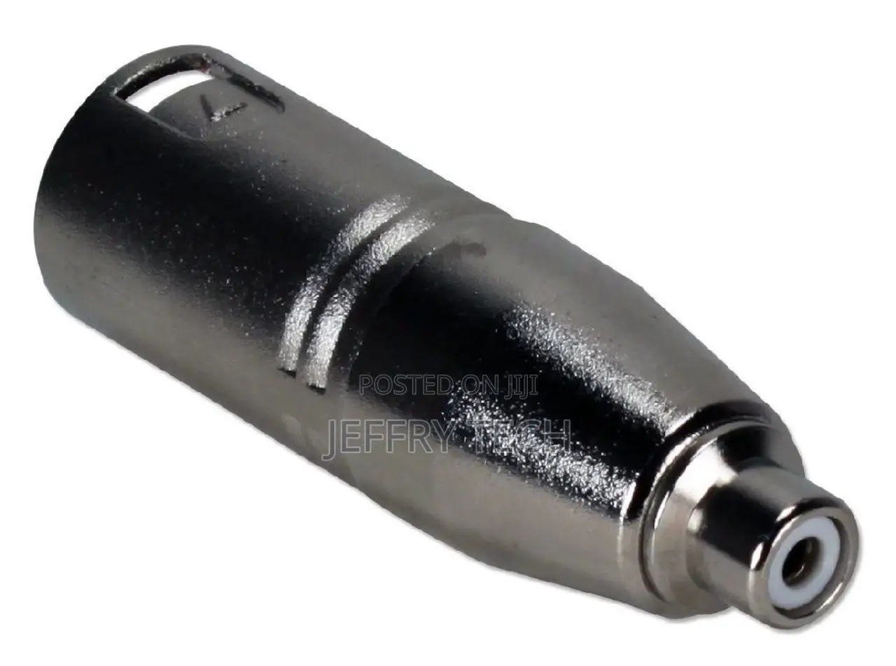 QVS XLR Male to RCA Female Audio Adapter
