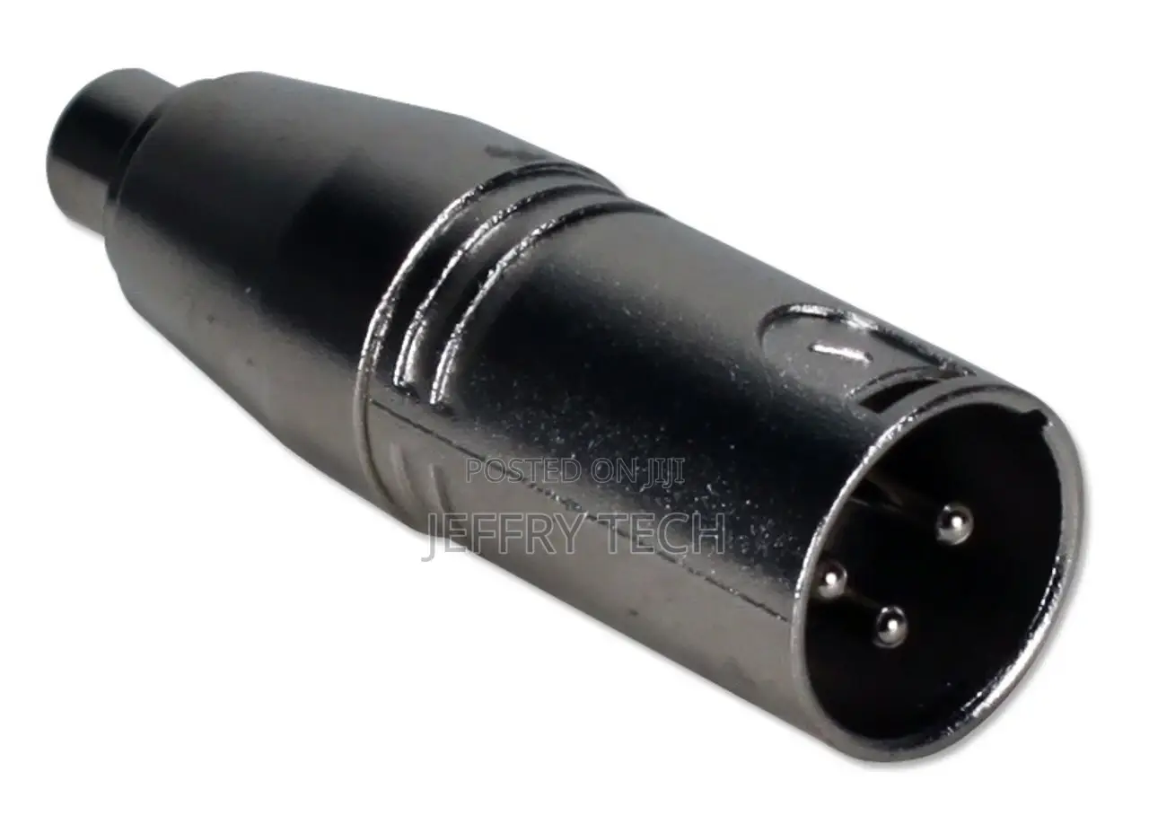 QVS XLR Male to RCA Female Audio Adapter