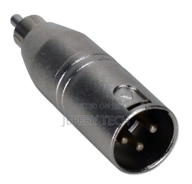 QVS XLR Male to RCA Male Audio Adapter - main view