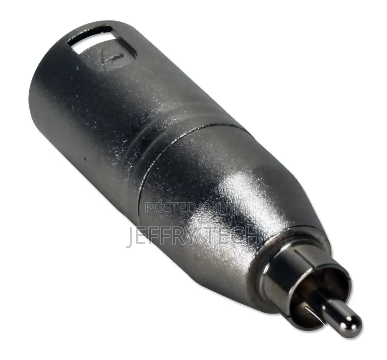 QVS XLR Male to RCA Male Audio Adapter