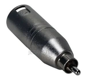 QVS XLR Male to RCA Male Audio Adapter