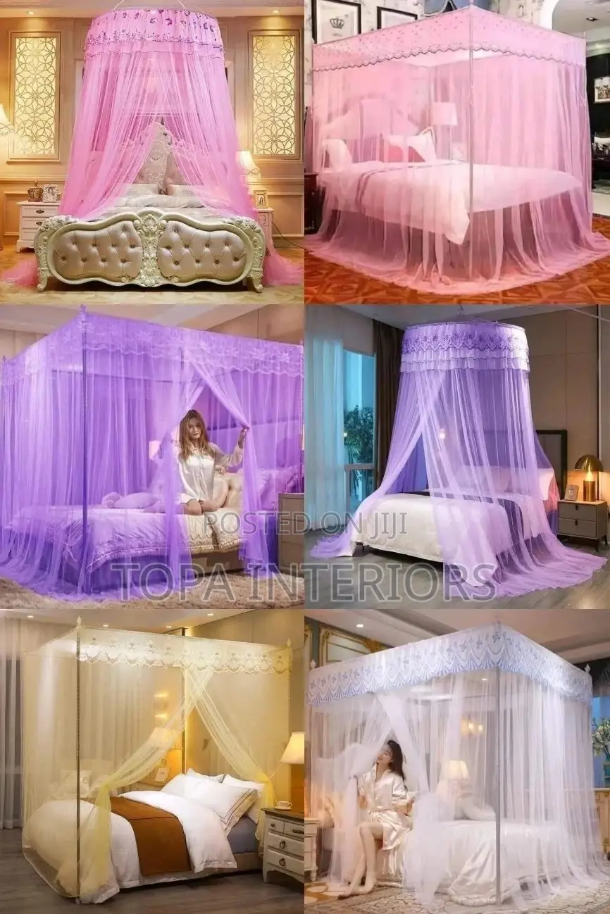 Airy King Size Mosquito Nets Four Stand Mosquito Bed Nets