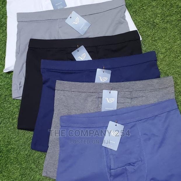 Vip Men's Assorted Plain Cotton 6 Pack Boxer 
Size:M to 4xl - thumbnail 2