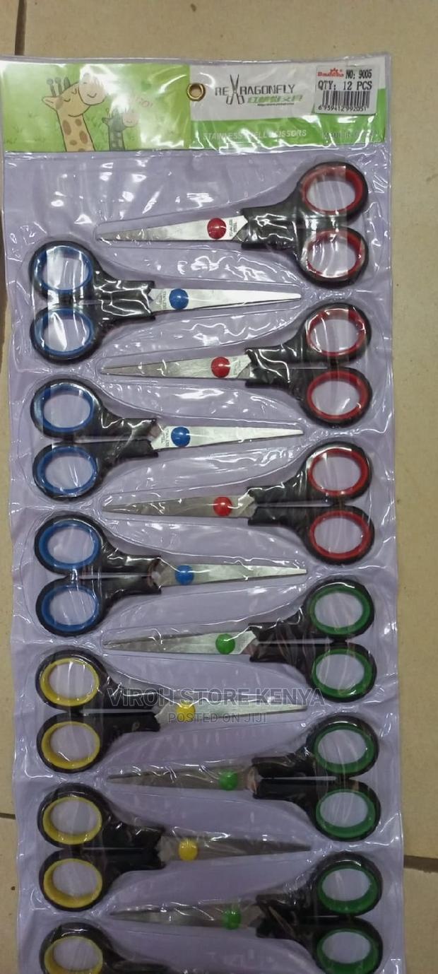 Small Scissors 12pcs Dozen Paper Cutter Scissors Wholesale - main view