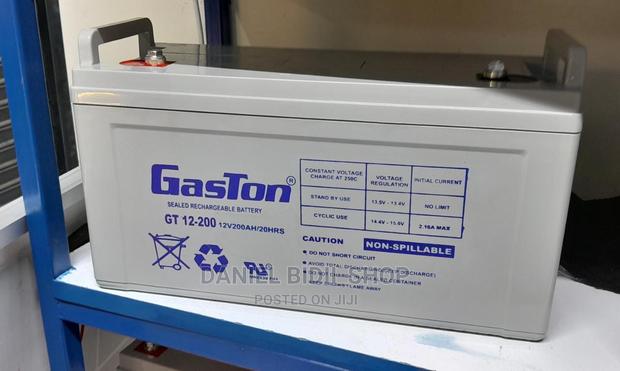 Gaston Gel Sealed Rechargeable Solar Battery GT 200ah 12v