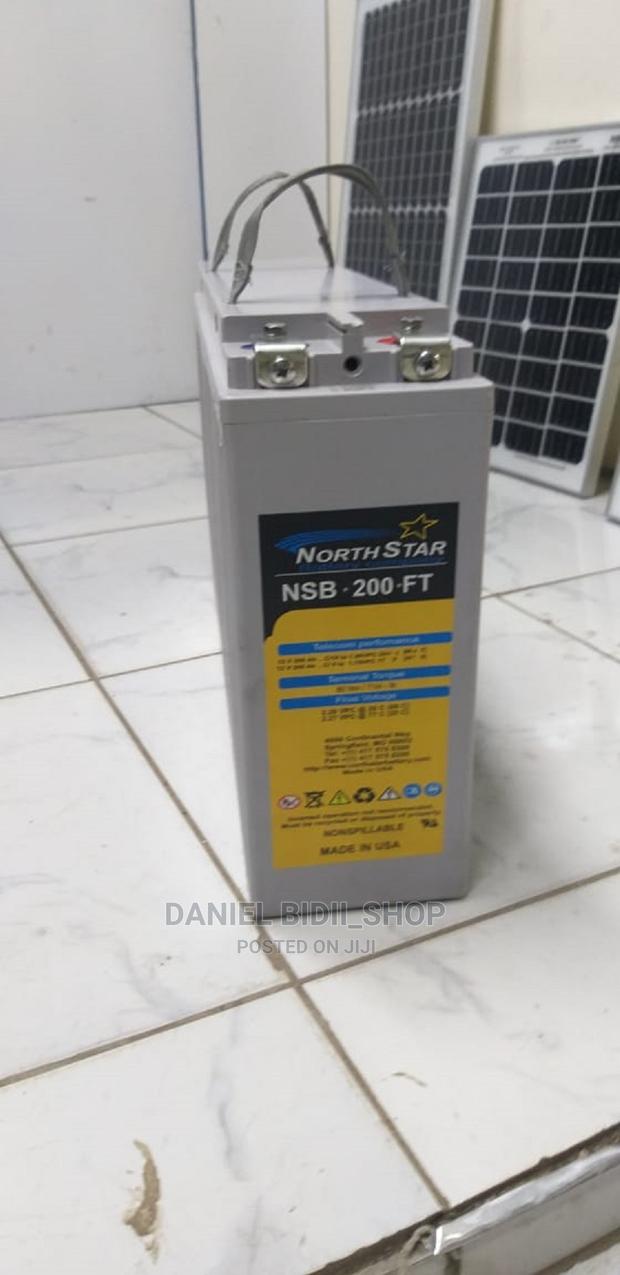 Slim Gel Deep Cycle Backup Battery 200ah 12v - thumbnail 2