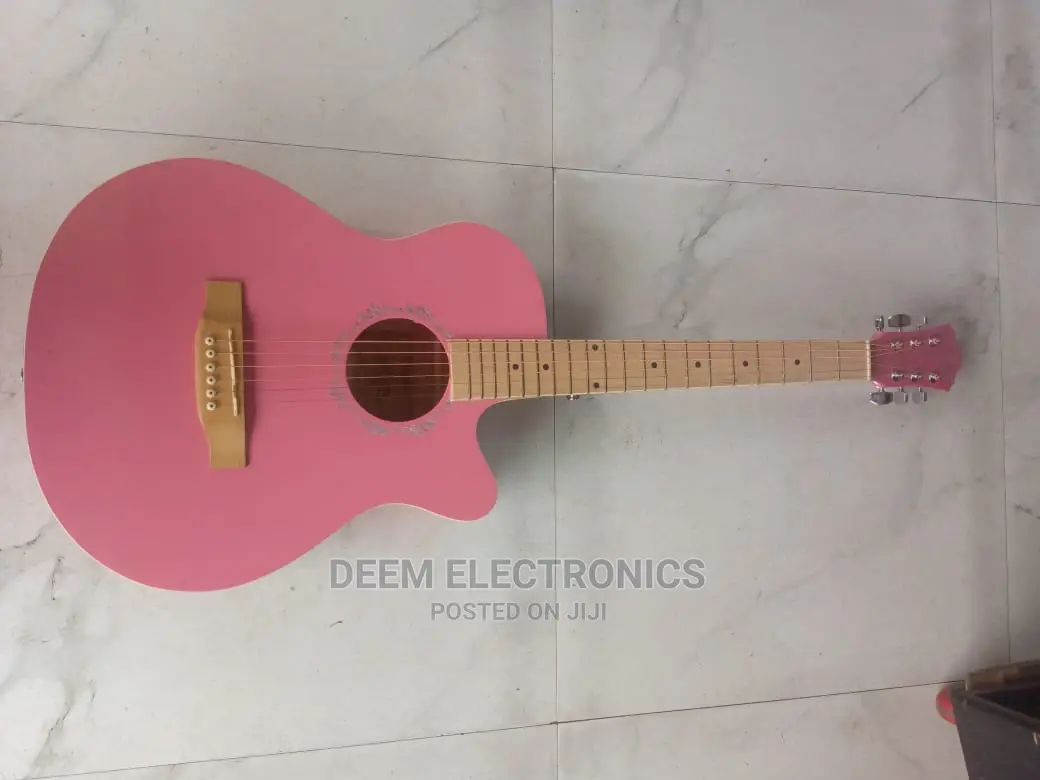 Acoustic Guitar - Pink