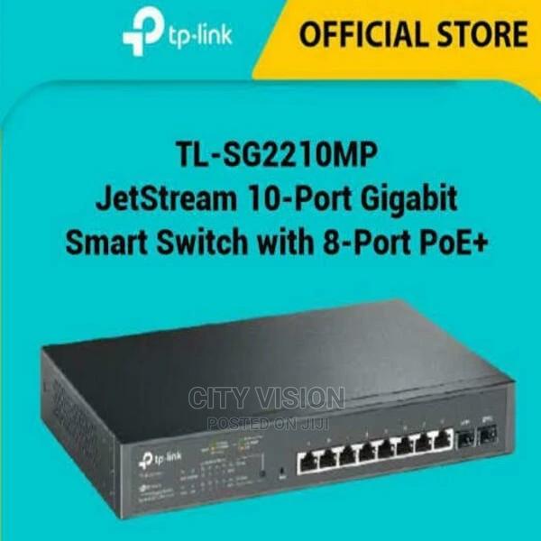 Tp-Link Jetstream 10-Port Gigabit Desktop Switch°Tl-Sg2210mp - main view