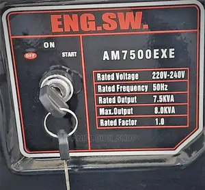 Astramilano AM6500EXE 6.5kva Key Start Petrol Generator Set