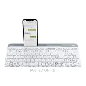 Logitech Slim Multi-Device Wireless Keyboard Off-White