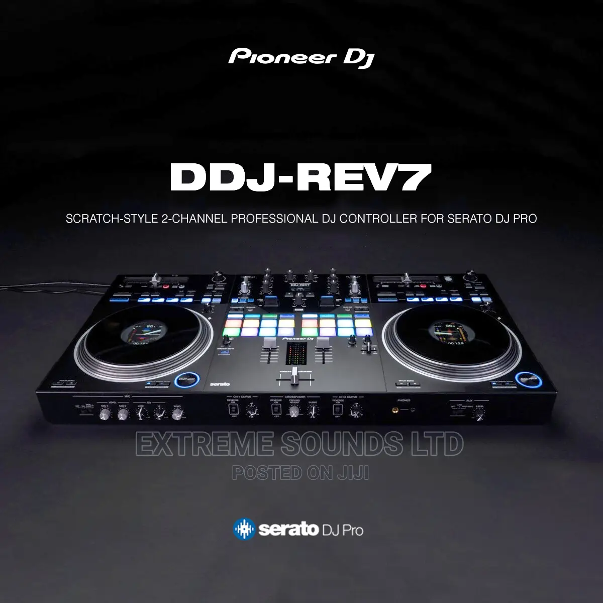 Pioneer DDJREV7 2Deck Serato ScratchStyle DJ Controller in Nairobi