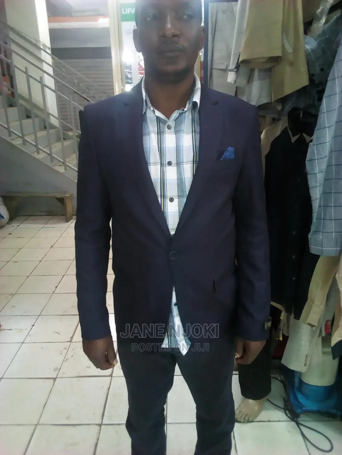 N,Blue Blazer