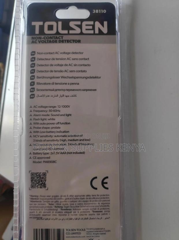 Tolsen Non-Contact AC Voltage Detector VOLTAGE TESTER - thumbnail 6