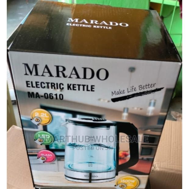 2.2l Marado Electric Glass Kettle Brand Marado
