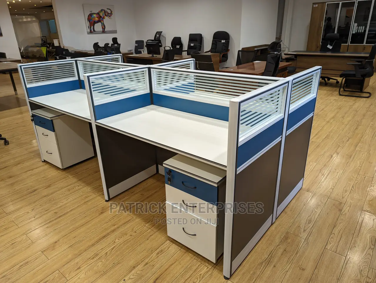 Executive Office 4 Way Workstation