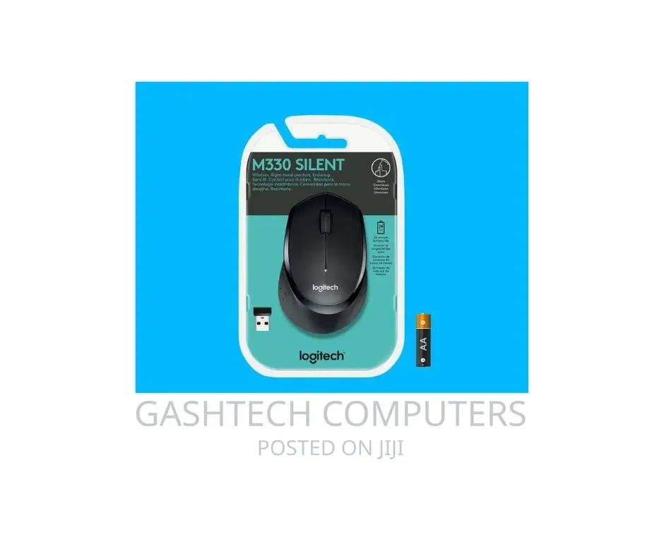 Logitech M330s Wireless Mouse - SILENT PLUS - BLACK