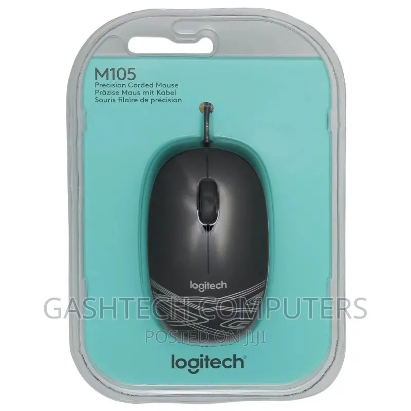 Logitech USB Optical Mouse M105-Black