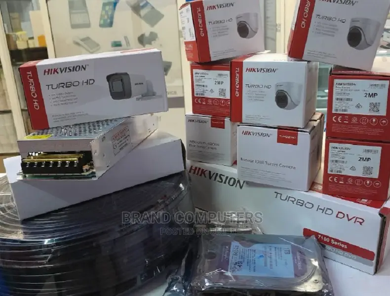 2mp 3 Hikvision 1080P Full HD CCTV Cameras Complete Kit
