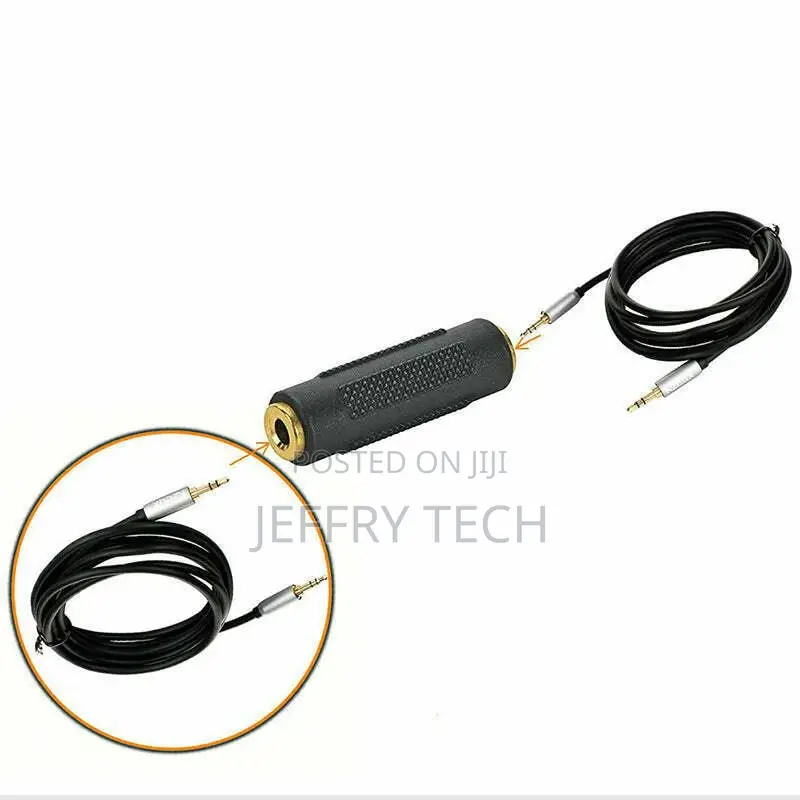 2 Pack Stereo 3.5mm Coupler Aux Female to Female 1/8" F/F Ja