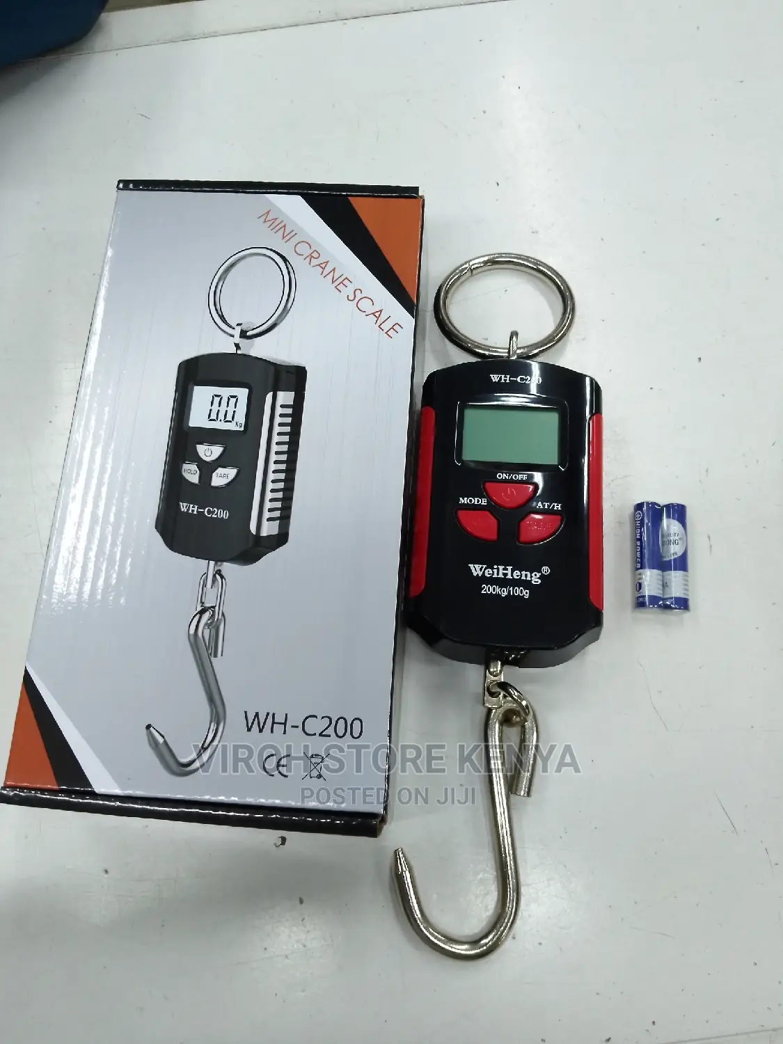 Fishing Scale, Kg/Lb/Jin 200kg/100g Unit Hanging Scale