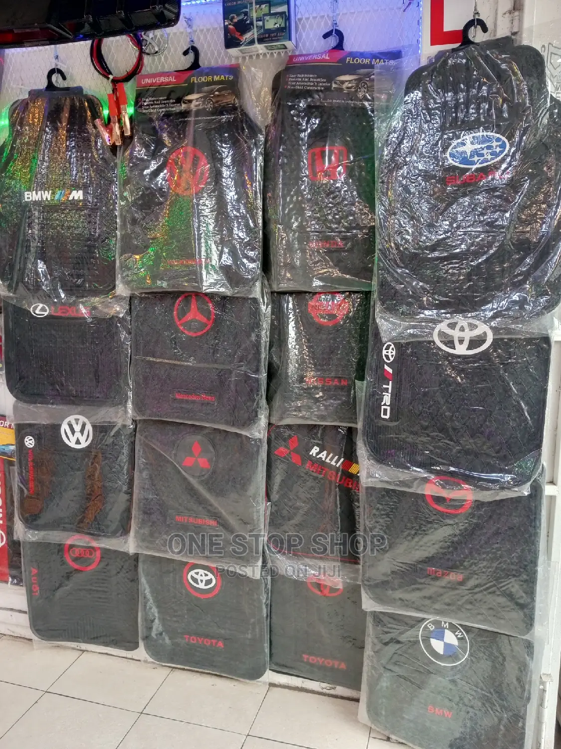 Different Car Models Branded 5pc Car Mats