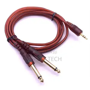 3.5mm Stereo AUX TRS to 1/4 Inch TS Audio Cable 5FT Male Y A