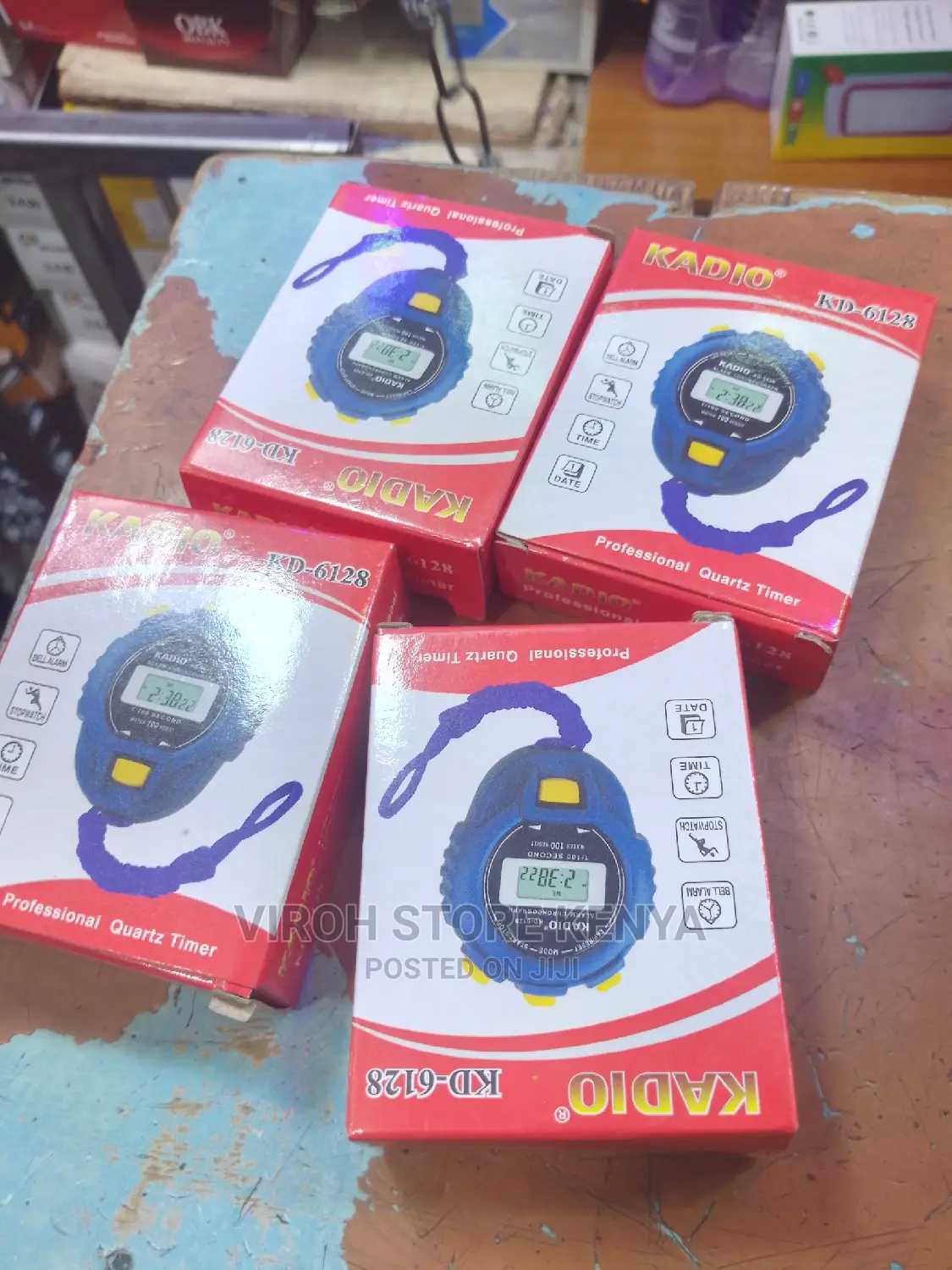 Stopwatch Timer Professional 6128KD With Neck Stripe