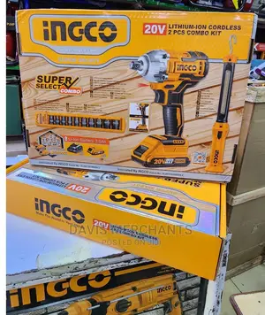 Ingco Impact Drill Combo With Touch and Other Accessories
