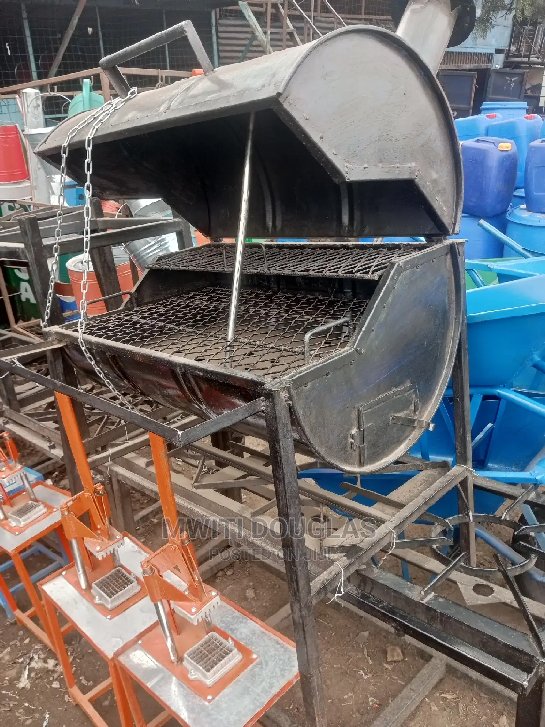 Heavy Gauge Drum Grill Jiko