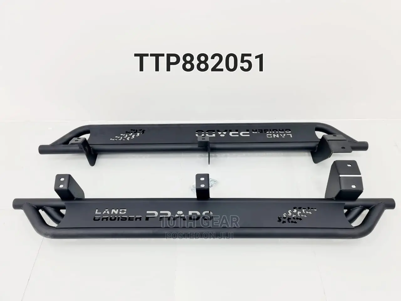 Prado Side Step Steel Pair