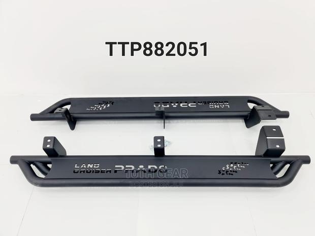 Prado Side Step Steel Pair