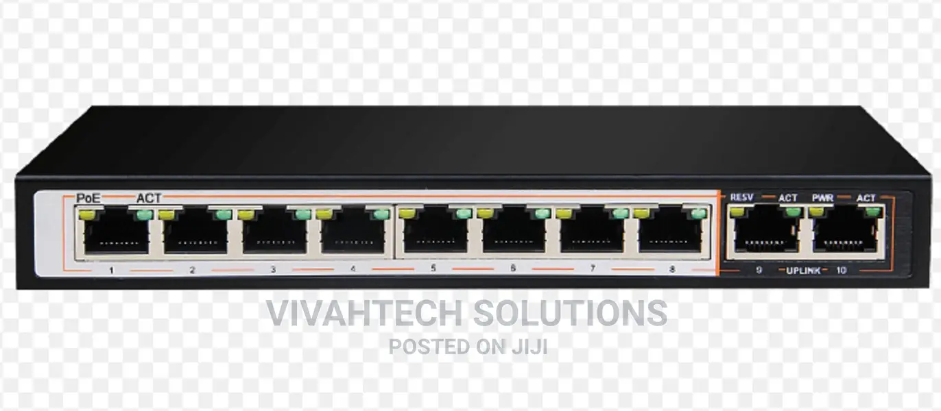 D-Link 8GE Poe+ 2GE Uplink 250m Poe Switch