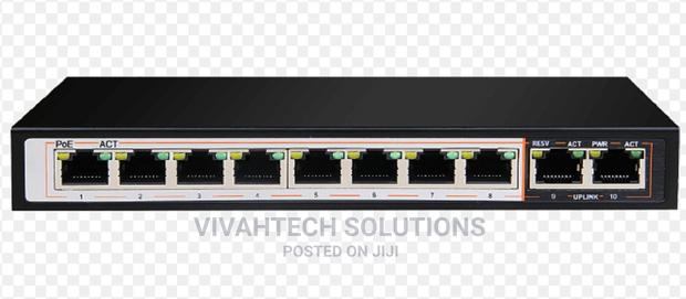 D-Link 8GE Poe+ 2GE Uplink 250m Poe Switch