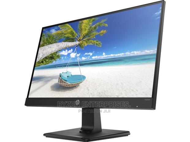 HP V221vb 21.45" FHD Monitor, Black Color.