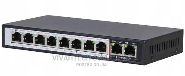 D-Link 8GE Poe+ 2GE Uplink 250m Poe Switch;10 Port 1gps