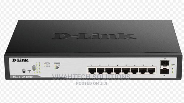 D-Link 8 Port Poe Gigabit Smart Managed Switch - main view