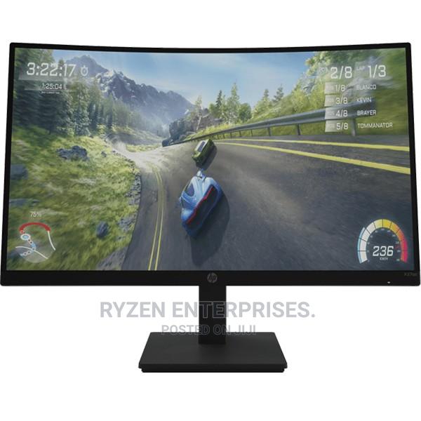 HP X27c 27" FHD Curved Gaming Monitor.