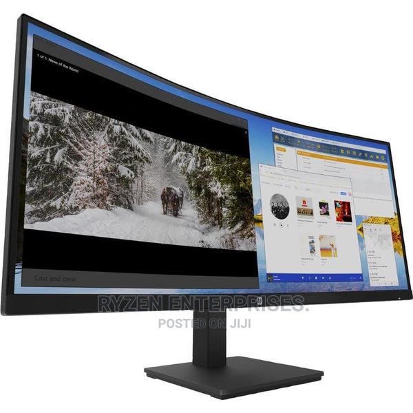 HP M34d 34" WQHD USB-C Curved Monitor. - main view