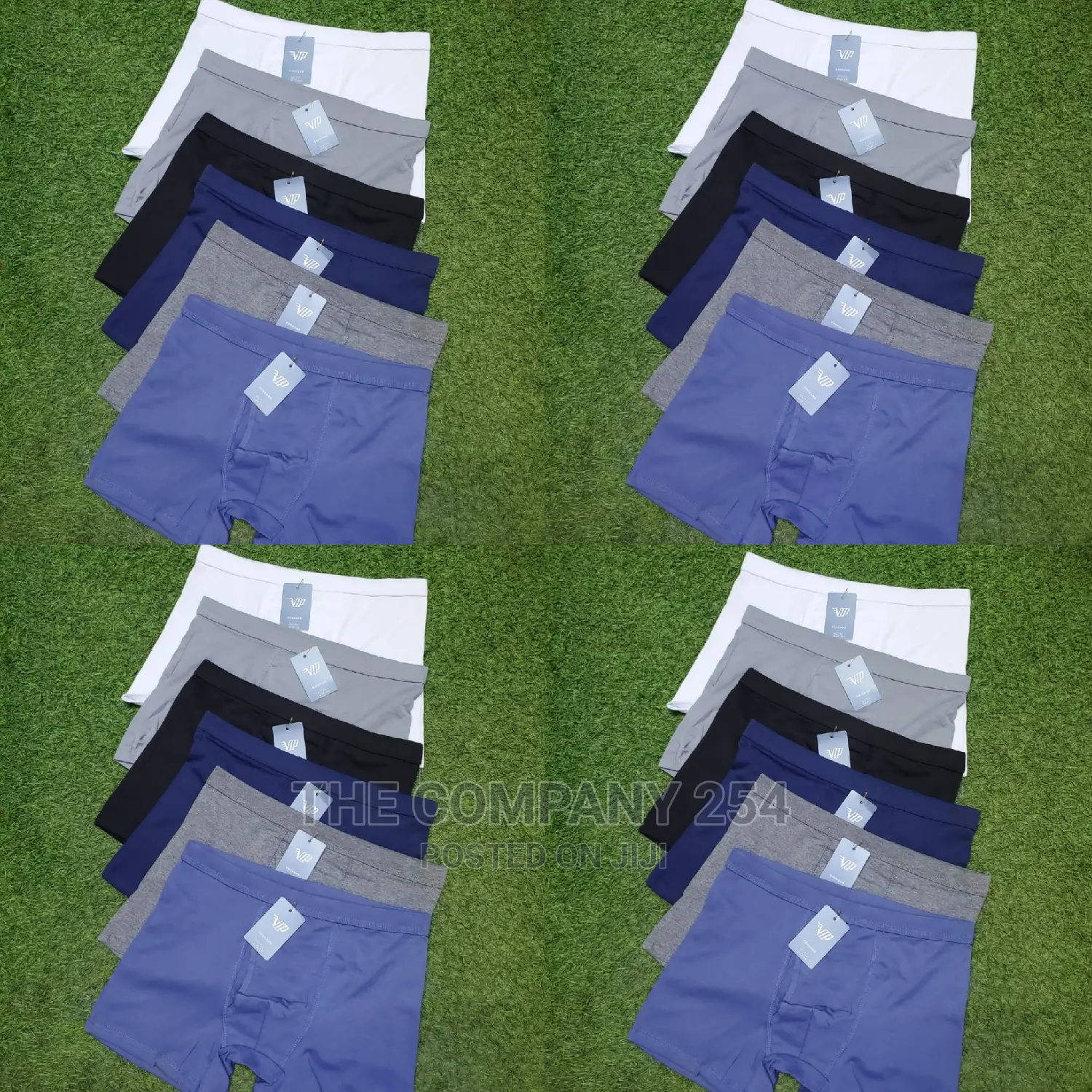 Vip Men's Assorted Plain Cotton 6 Pack Boxer Shorts
.
