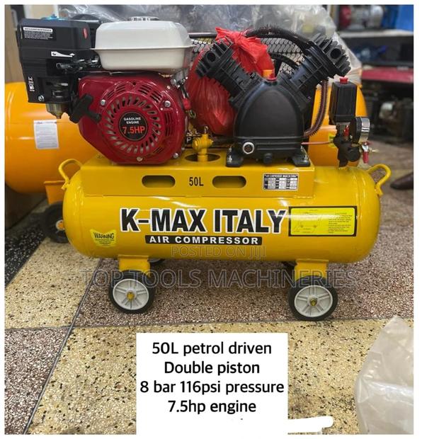 Kmax 50L Petrol Driven Air Compressor 7.5hp - main view