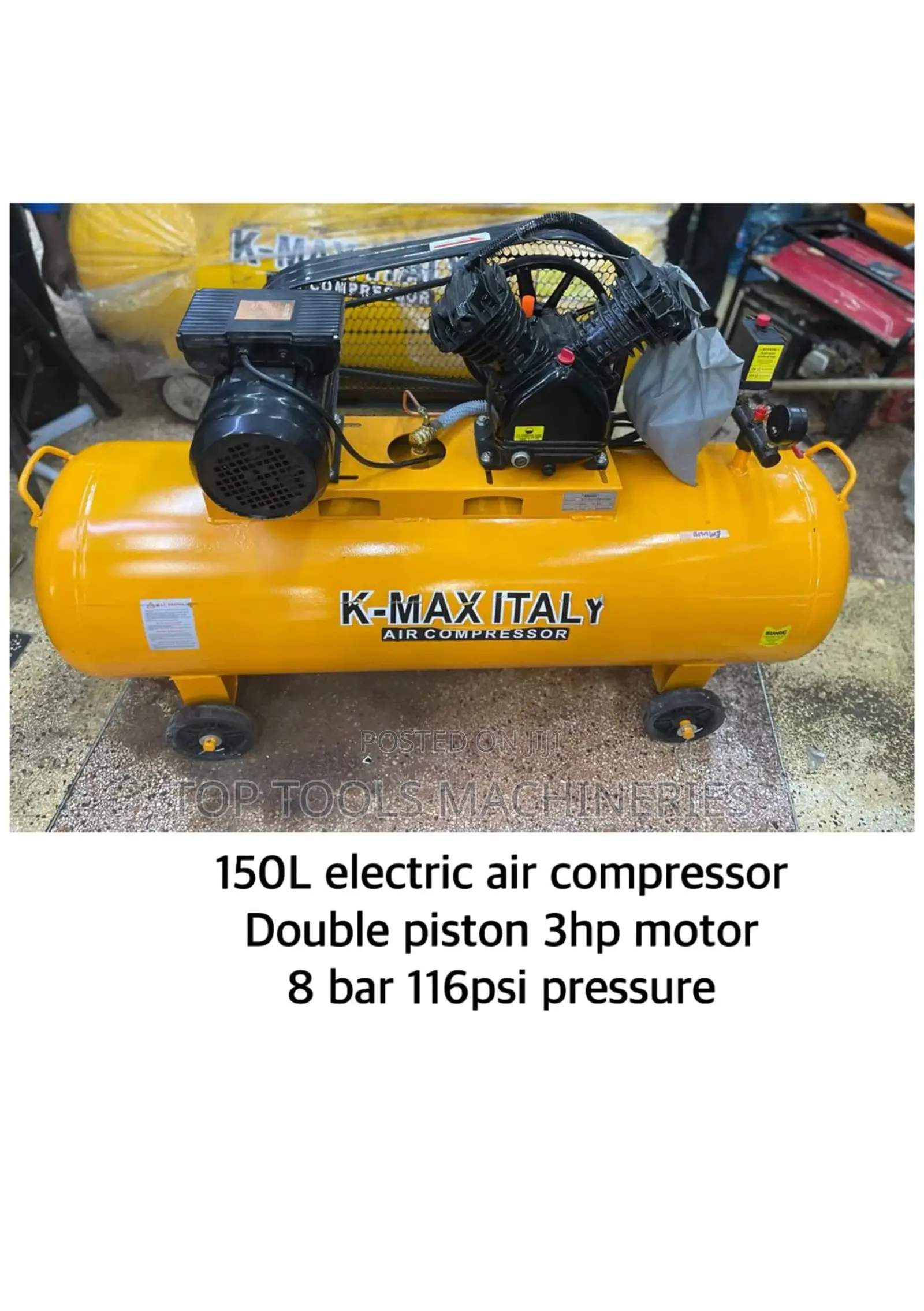 150L Italy Electric Air Compressor 2piston 3hp