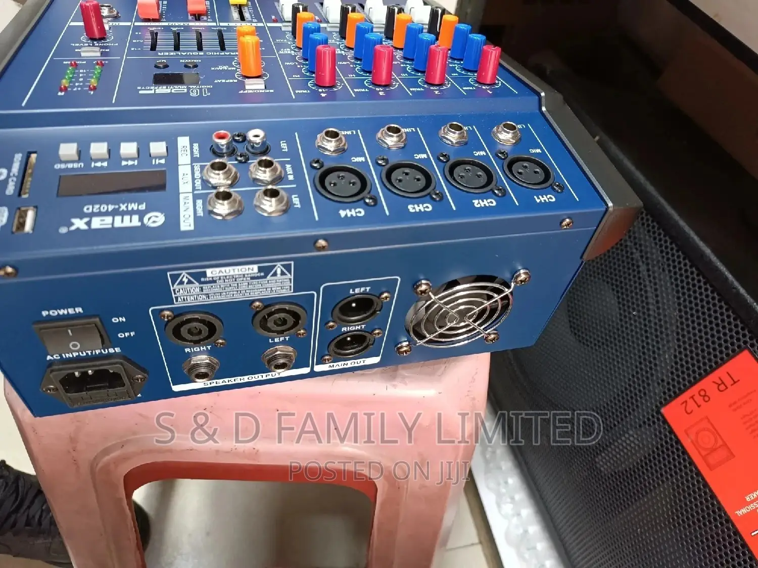 Blue Omax 4 Channels Mixer