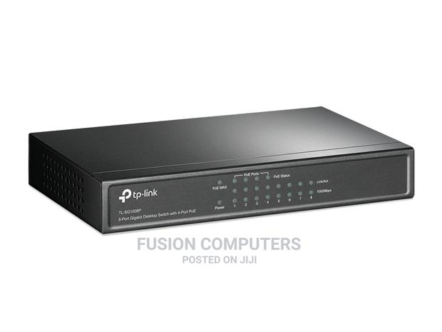 TP-LINK Gigabit Desktop Switch With 4-Port Poe - Tl-Sg1008p