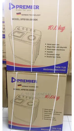 Premier 10.0kg Washing Machine Twin Tub Semi Automatic