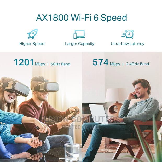 TP-LINK TECHNOLOGIES Wi-Fi Range Extender Ax1800 Re605x - thumbnail 3