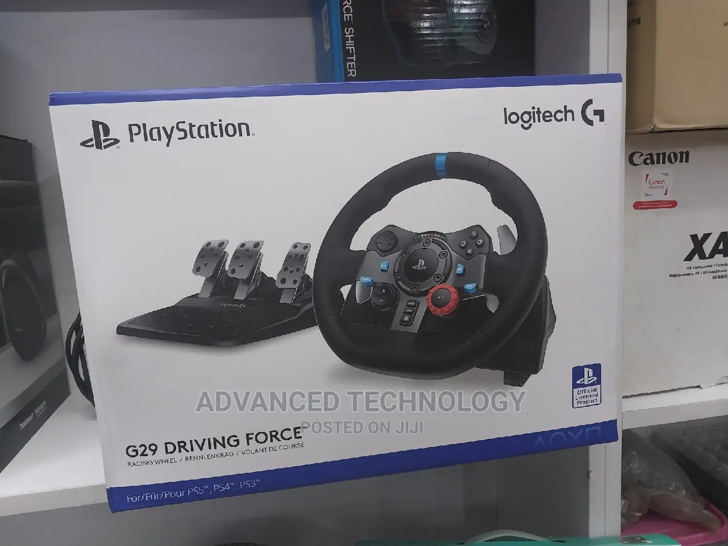 Logitech G29 Driving Force for Ps5,Ps4 ,Ps3 and Pc