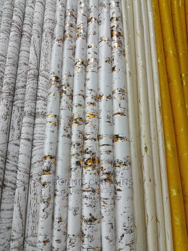 Purple and Cream Curtains Nice for Dining Rooms - thumbnail 3